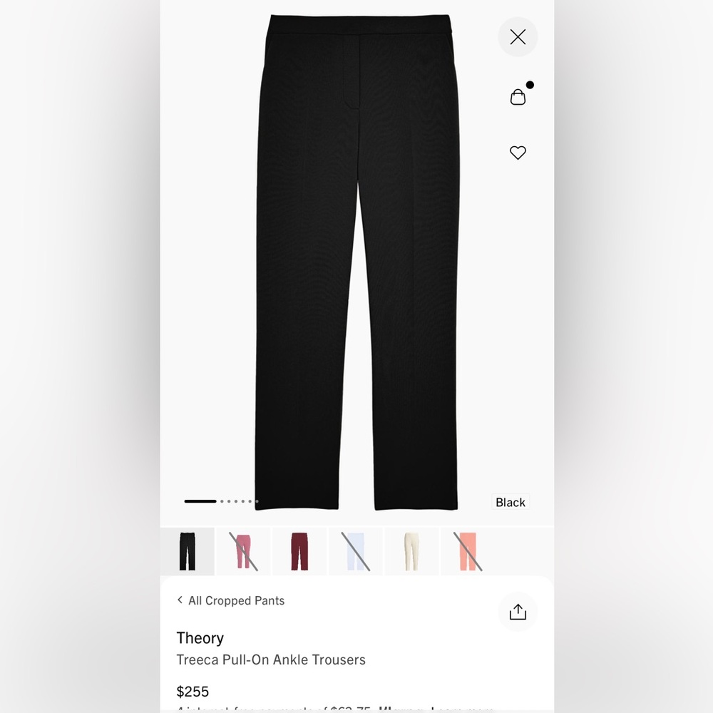 Theory Trecca Pull On Pants